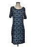 MICHAEL Michael Kors Graphic Blue Casual Dress Size S - photo 1