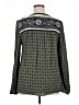Rewind 100% Rayon Green Long Sleeve Blouse Size XL - photo 2