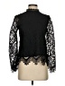 Ultra Pink 100% Polyester Black Long Sleeve Blouse Size S - photo 1