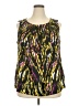 Evan Picone 100% Polyester Yellow Sleeveless Blouse Size 20w - photo 1