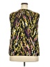 Evan Picone 100% Polyester Yellow Sleeveless Blouse Size 20w - photo 2