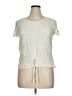 Katies 100% Viscose Ivory Short Sleeve Top Size 14 - photo 1