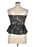 Dots Black Sleeveless Top Size XL - photo 2