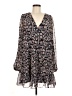 Ted Baker London 100% Polyester Paisley Brown Casual Dress Size 8 (3) - photo 1