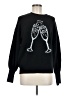 Ann Taylor LOFT Graphic Black Pullover Sweater Size M - photo 1