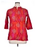 Unbranded Red 3/4 Sleeve Blouse Size XL - photo 1