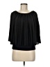 Halston Heritage 100% Polyester Black 3/4 Sleeve Blouse Size M - photo 1