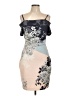 Guess Graphic Blue Cocktail Dress Size 10 - photo 1