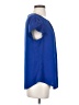 Unbranded Blue Short Sleeve Blouse Size S - photo 4