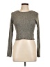 American Eagle Outfitters Metallic Gray Pullover Sweater Size L - photo 1