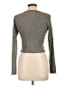 American Eagle Outfitters Metallic Gray Pullover Sweater Size L - photo 2