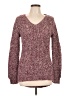 Bongo 100% Acrylic Tweed Burgundy Pullover Sweater Size L - photo 1