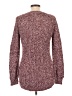 Bongo 100% Acrylic Tweed Burgundy Pullover Sweater Size L - photo 2