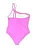 Unbranded Solid Pink One Piece Swimsuit Size L - photo 2