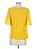 Ann Taylor LOFT Yellow Short Sleeve Blouse Size XS - photo 2