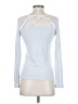 Naf Naf Silver Long Sleeve Top Size XS - photo 2