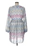 Kings Road 100% Polyester Chevron-herringbone Gray Casual Dress Size XL - photo 2