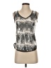 Chloe K 100% Rayon Silver Sleeveless Top Size XS - photo 1