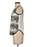 Chloe K 100% Rayon Silver Sleeveless Top Size XS - photo 5