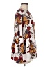 Unbranded Floral White 3/4 Sleeve Blouse Size L (estimated) - photo 4