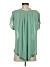 Assorted Brands 100% Polyester Green Short Sleeve Blouse Size S - photo 2