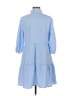 Unbranded 100% Polyester Blue Casual Dress Size M - photo 2