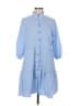 Unbranded 100% Polyester Blue Casual Dress Size M - photo 1