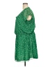 Simplee 100% Polyester Stars Green Casual Dress Size 22 - photo 5