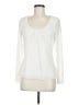 J.Jill 100% Polyester Ivory Long Sleeve Top Size M - photo 1