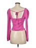 Listicle Pink Long Sleeve Top Size S - photo 2