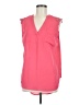 Torrid 100% Polyester Pink Sleeveless Blouse Size Med Plus (00) - photo 1
