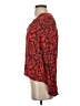 Hinge 100% Viscose Red Long Sleeve Blouse Size S - photo 5
