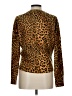 DressBarn 100% Acrylic Animal Print Brown Tan Pullover Sweater Size L - photo 2