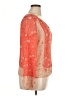 Altar'd State 100% Polyester Orange Long Sleeve Blouse Size XL - photo 4