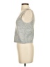 Marled Gray Sleeveless Top Size S - photo 5