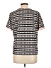 Shein Stripes Silver Short Sleeve T-Shirt Size L - photo 2