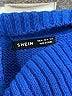 Shein 100% Acrylic Blue Turtleneck Sweater Size 6 - photo 7