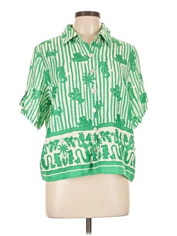 Calypso St. Barth Short Sleeve Blouse (view 1)
