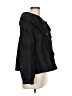 St. John 100% Acetate Solid Black Jacket Size L - photo 4