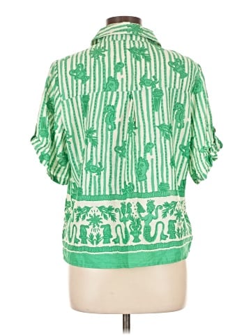 Calypso St. Barth Short Sleeve Blouse (view 2)