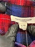 BeachLunchLounge 100% Rayon Plaid Red Long Sleeve Button-Down Shirt Size L - photo 7