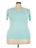 Assorted Brands Teal Short Sleeve Top Size XXL - photo 1