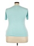 Assorted Brands Teal Short Sleeve Top Size XXL - photo 2