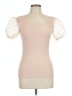 Unbranded Ivory Short Sleeve Top Size L - photo 1