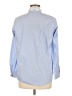 Zara Basic Color Block Blue Long Sleeve Button-Down Shirt Size M - photo 2