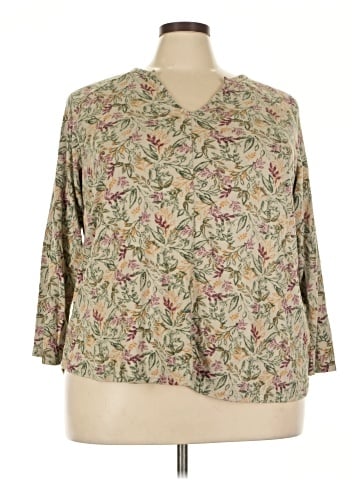 dip 3/4 Sleeve Blouse (view 1)