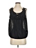 Leifnotes 100% Polyester Black Sleeveless Blouse Size 4 - photo 1