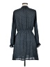 H&M 100% Polyester Polka Dots Blue Casual Dress Size 8 - photo 2