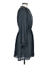 H&M 100% Polyester Polka Dots Blue Casual Dress Size 8 - photo 4