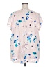 Lane Bryant 100% Polyester Pink Short Sleeve Blouse Size 22 - photo 2